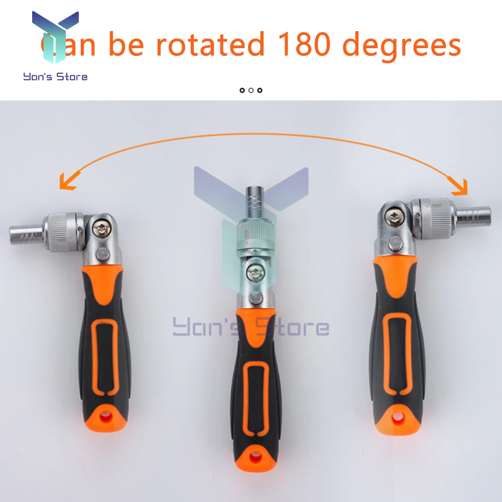 Juego de destornilladores retráctiles para el hogar, caja de herramientas práctica, multifuncional, en forma de ciruela, palabra de arroz, trinquete, 38 en 1 - imagen 4