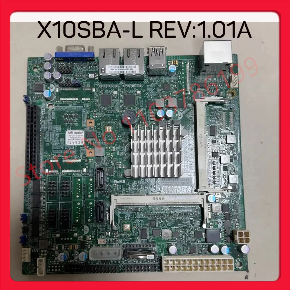 Placa base de control industrial X10SBA-L REV:1.01A