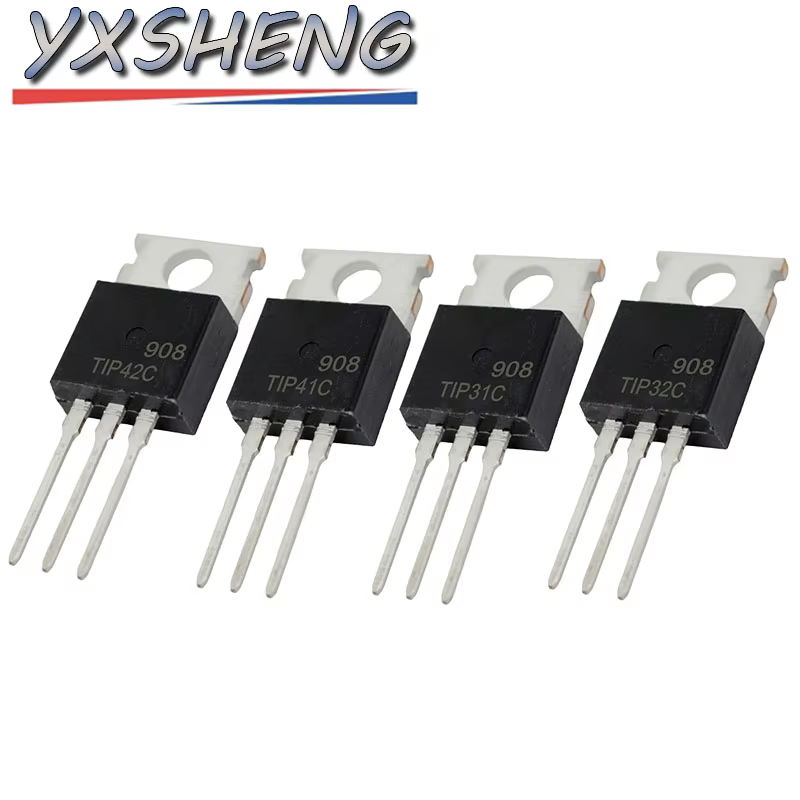 10 Uds TIP41C TIP42C TIP31C TIP32C TO-220 TIP41 TIP42 TIP31 TIP32 TO220 Darlington NPN Transistor de potencia