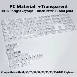 Teclas Wooting Transparentes Perfil Cherry Compatible RGB