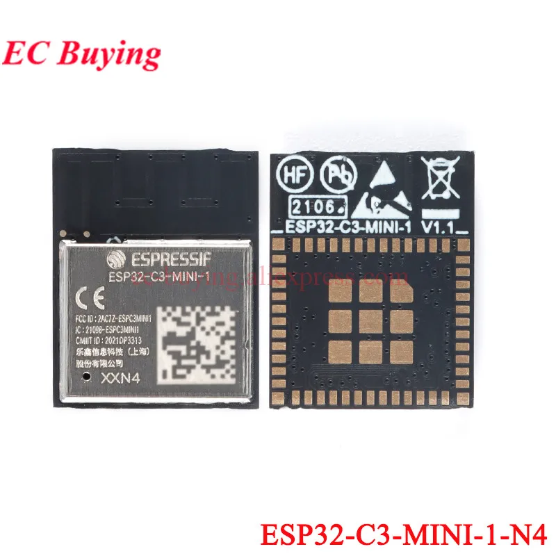 5 uds/1 unidad ESP32C3 ESP32-C3-MINI Placa de desarrollo Dual tipo C 2,4G Wi-Fi inalámbrico WIFI Bluetooth compatible Ble 5,0 módulo DevKitM-1 - imagen 2
