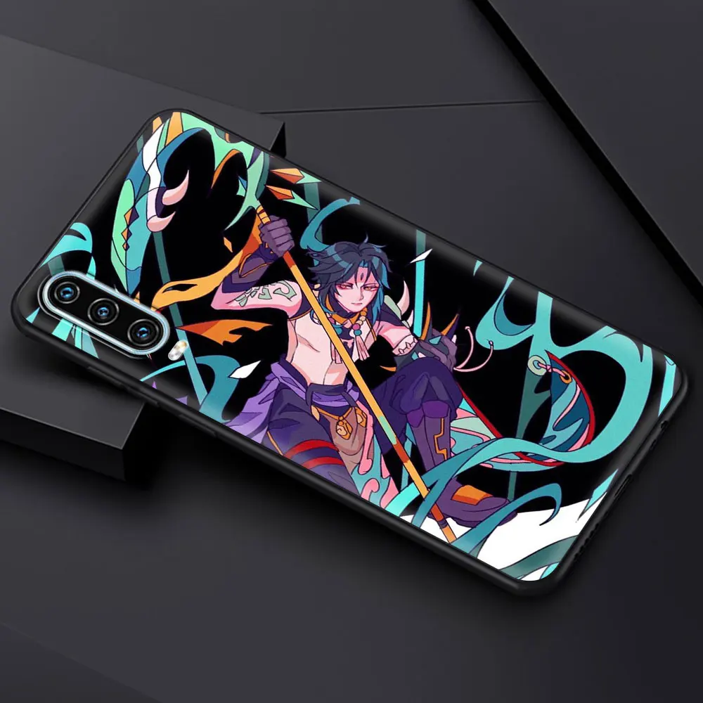 Funda de teléfono Genshin impact para Huawei P30 Lite, funda suave para Huawei P50 Pro P20 P40 Lite E P Smart Z 2021 Y6p Y9s Y7a 2019 - imagen 2