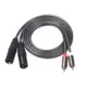 XLR male cable black