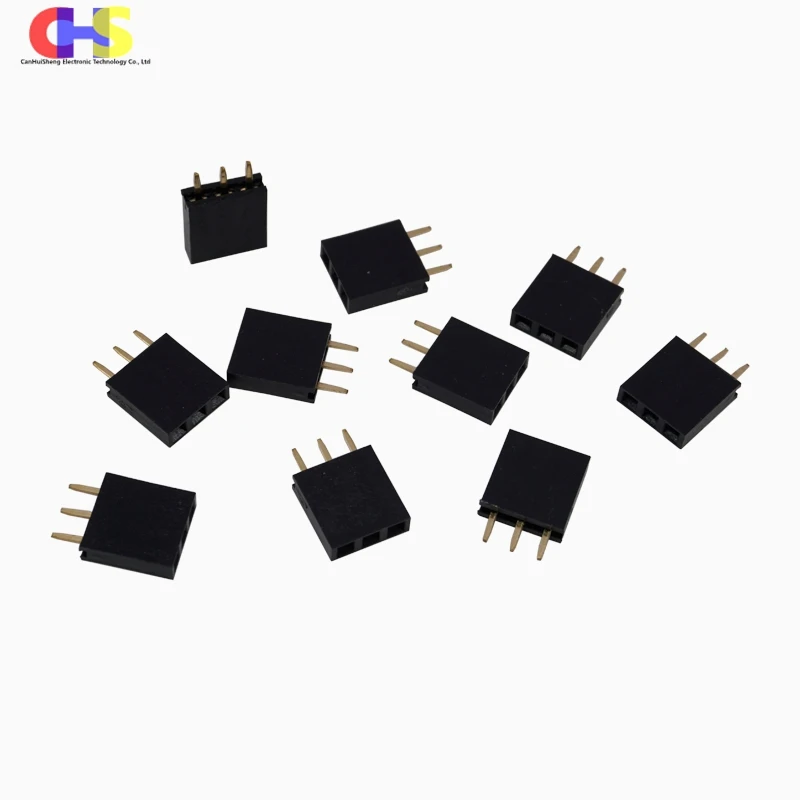 10 Uds. Conector de pines hembra de una sola fila paso 2,54mm 1*2p 3p 4p 5p 6p 7p 8p 9p 10p 12p 14p 16p 18p 20p 22p 40p - imagen 3