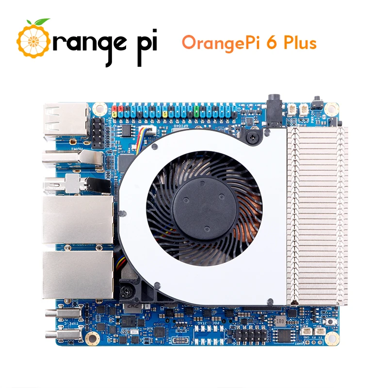 Orange Pi 6 Plus CD8180/CD8160 SoC procesador de 12 núcleos y 64 bits NPU 45TOPS computación AI Dual NVMe SSD USB 3,0 compatible con OpenHarmony - imagen 3