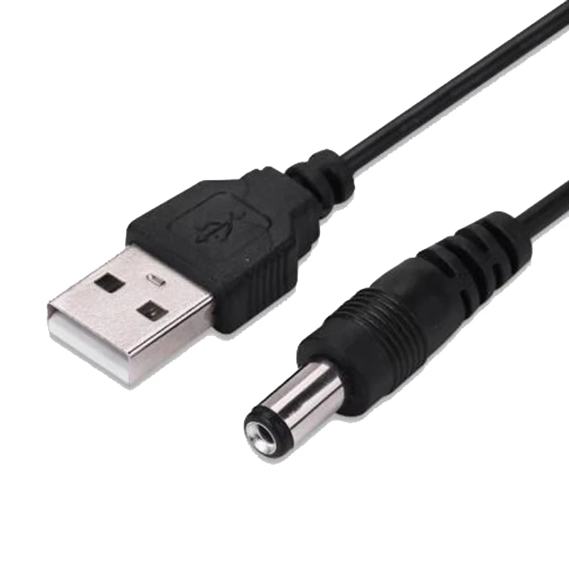 Conector de alimentación USB 2,0 tipo A macho a CC de 0,8 m para dispositivos electrónicos pequeños Cable de extensión Usb 5,5*2,1mm conector de 5,5*2,5mm - imagen 5