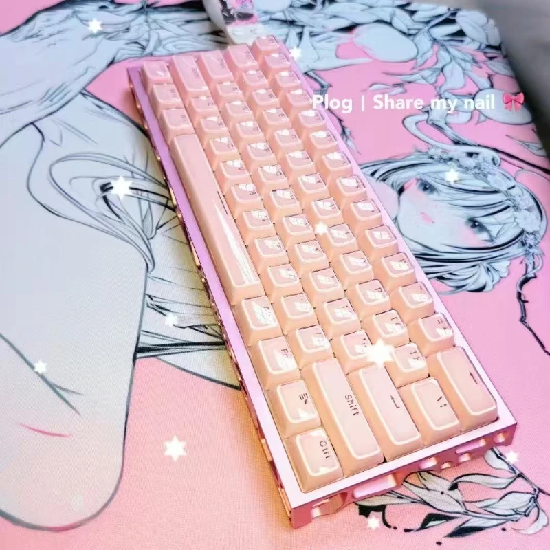 Cnc ánodo de aluminio Holy60 carcasa de aluminio hueca GH60 eje magnético Woting60HE RAKKA HM ATK60 Holy 60 funda para teclado para jugadores - imagen 2