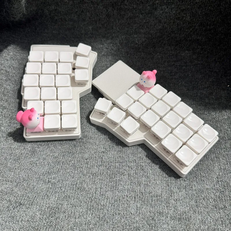 Nuevo Corne V4.1 36/42 Kit de teclado dividido personalizado Hot-swap RGB ergonomía a través de Procyon Touch Pad con perilla de ratón DIY para jugadores MX - imagen 5