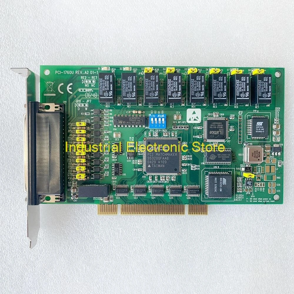 Tarjeta de Entrada Digital con Aislamiento de Salida de Relé de 8 Vías para Advantech PCI-1760U REV.A2 - imagen 2