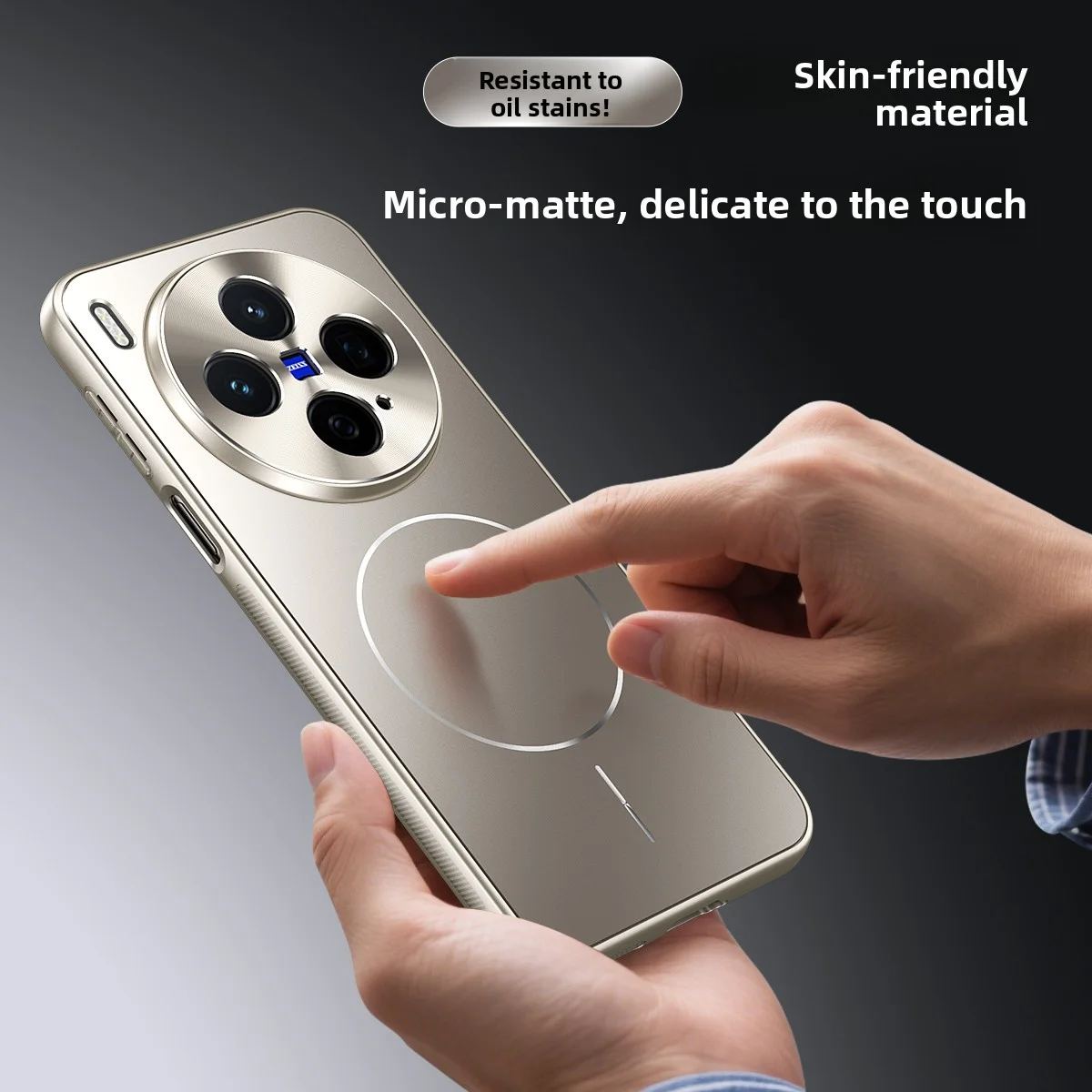 Para VIVO X300 Pro funda dura mate Magsafe carga inalámbrica cubierta protectora trasera para VIVO X300 X200 Pro Mini X200 Ultra Shell - imagen 2