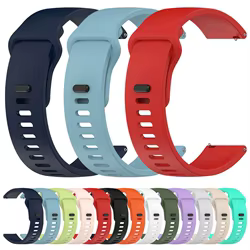 22mm 20mm Watch Band For Xiaomi Watch s1/s1 Active S3/S4/Color 2/2 pro Strap Soft Silicone Strap Huawei GT 2e 4 Amazfit Bracelet