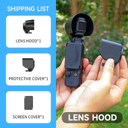 Parasol DJI Osmo Pocket 3 para lente antideslumbrante y funda