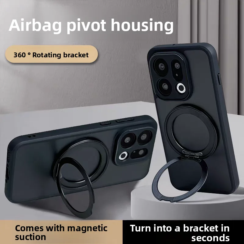 Para Motorola Edge 60 50 Pro funda dura con soporte de anillo funda protectora trasera magnética para Moto Edge 60 50 Fusion Neo Shell