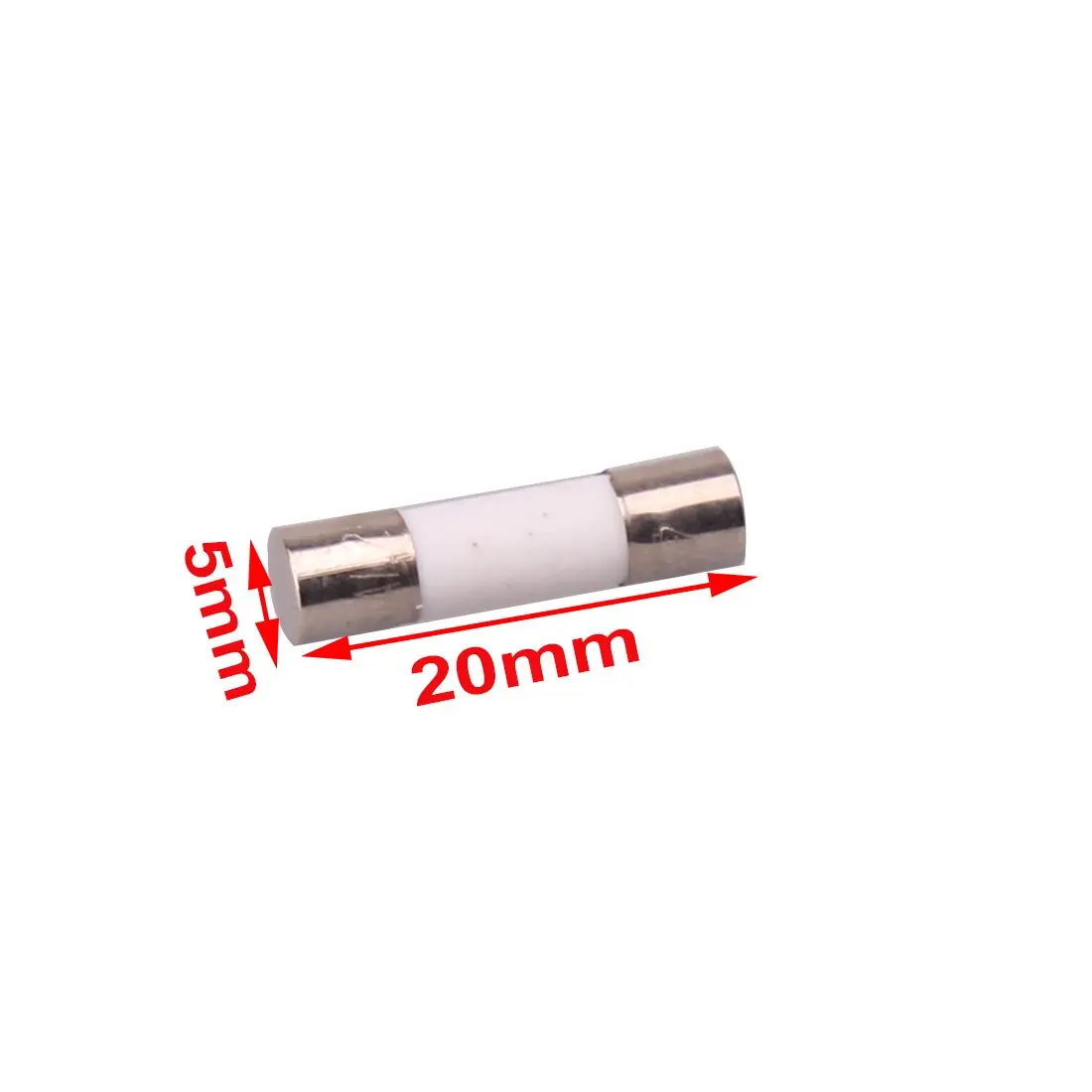Fusible cerámico de soplado rápido de 5 x 20 mm 250 V 0.1A 0.25A 0.5A 1A 2A 2.5A 3A 3.15A 4A 5A 6A 6.3A 8A 10A 15A 16A 20A 30A - imagen 2