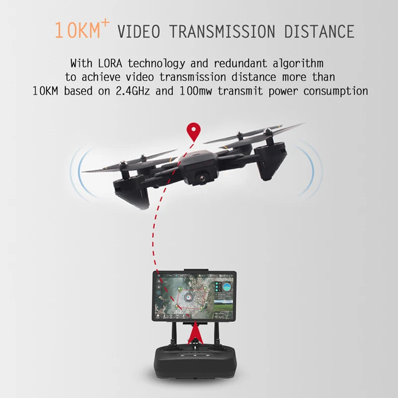 Skydroid T10 Mini cámara con Control remoto 10km transmisión de mapa Digital 4 en 1 con 18650 para Dron de protección de plantas RC - imagen 4