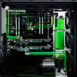 Hebilla de montaje FreezeMod para depósito cilíndrico OD50/60MM, SXKJ-CO, soporte de aluminio completo para refrigeración por agua negro/plateado,