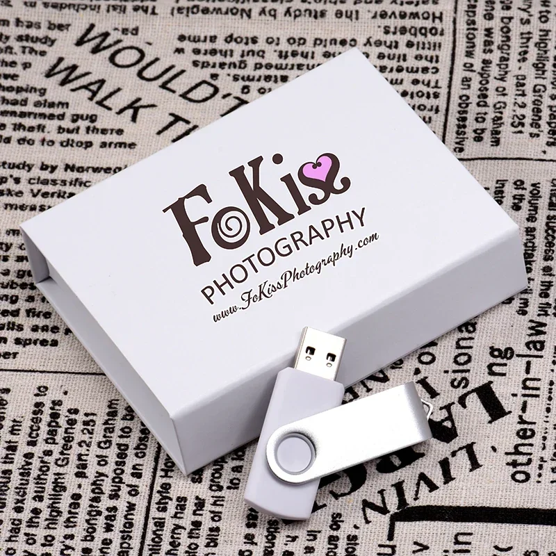 Pendrive USB 3.0 Personalizado Negro Logo - imagen 4