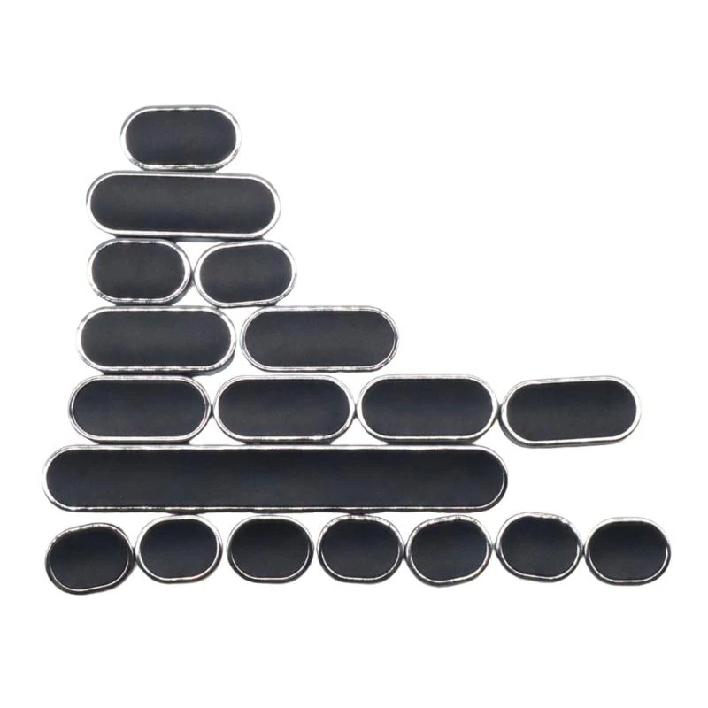 Juego de teclas redondas Punk de 18 Uds., tapas de teclas de diseño clásico, botón de personaje único, uso de a largo plazo, reemplazo de teclas - imagen 3