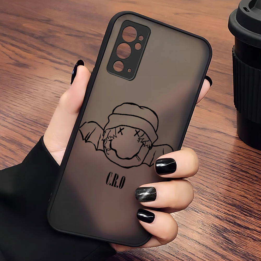 B-barderos CRO funda de teléfono para Samsung S24 S23 S22 S21 S20 S10 FE Note20 Note10 Plus Ultra Lite 5G cubierta transparente mate - imagen 2