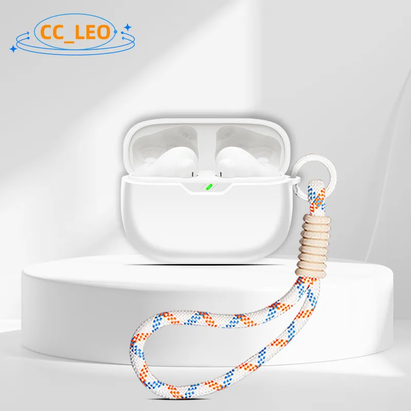 Funda para JBL Wave Beam 2 / JBL VIBE Beam funda suave de silicona lindo cordón adecuado para JBL VIBE Beam funda protectora