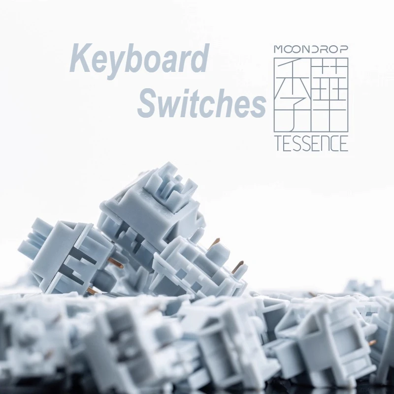 Interruptor mecánico personalizado Tessence Paragraph/interruptores lineales Lunalight 35/5 Uds para accesorios de teclado mecánico regalo - imagen 2