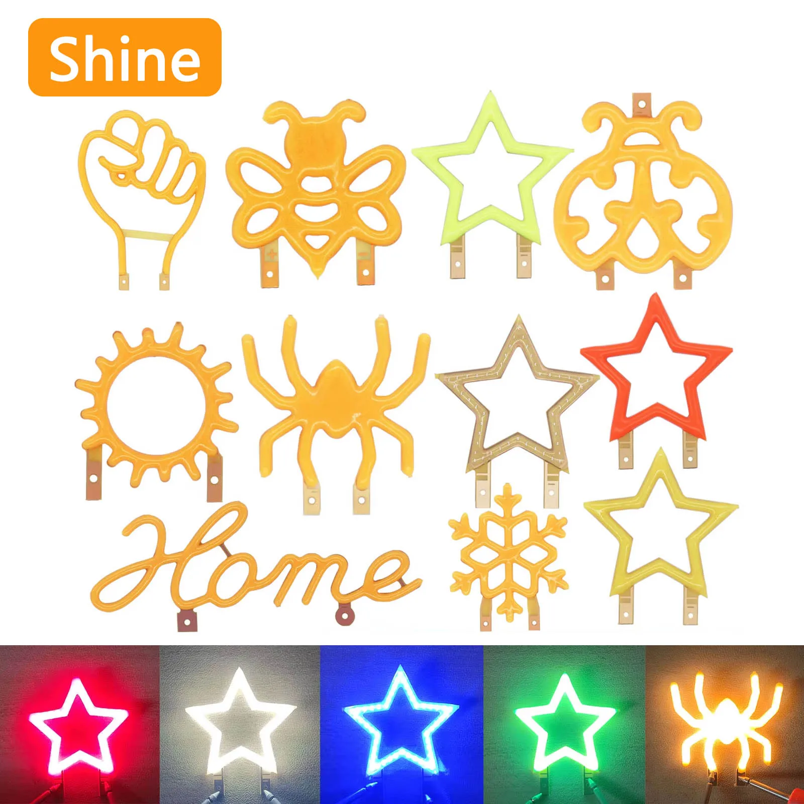 LED COB Edison mini filamento LED 3V vela diodo fiesta navideña 	   Decoración de cumpleaños Luz Arco Iris DIY Bombilla Flashes Accesorios - imagen 3