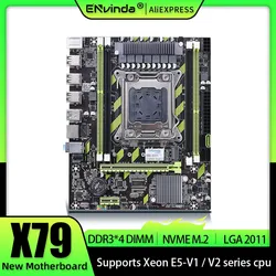 ENVINDA Placa Base X79 – Socket LGA 2011 Compatible Xeon E5 DDR3 ECC