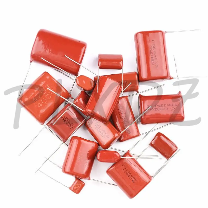 Condensador de película de polipropileno CBB, 10 piezas, 63V, 100V, 250V, 400V, 450V, 630V, 2000V, 101, 103, 104, 105, 221, 222, 223, 224, 225, 332, 333, 334 - imagen 3