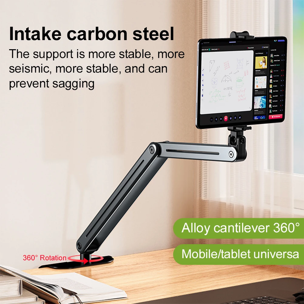 Soporte para tableta para cama para dispositivo de 4,7 ''-12,9'', soporte ajustable para tableta para cama para Ipad, IPhone/n-switch/Samsung Galaxy Tab