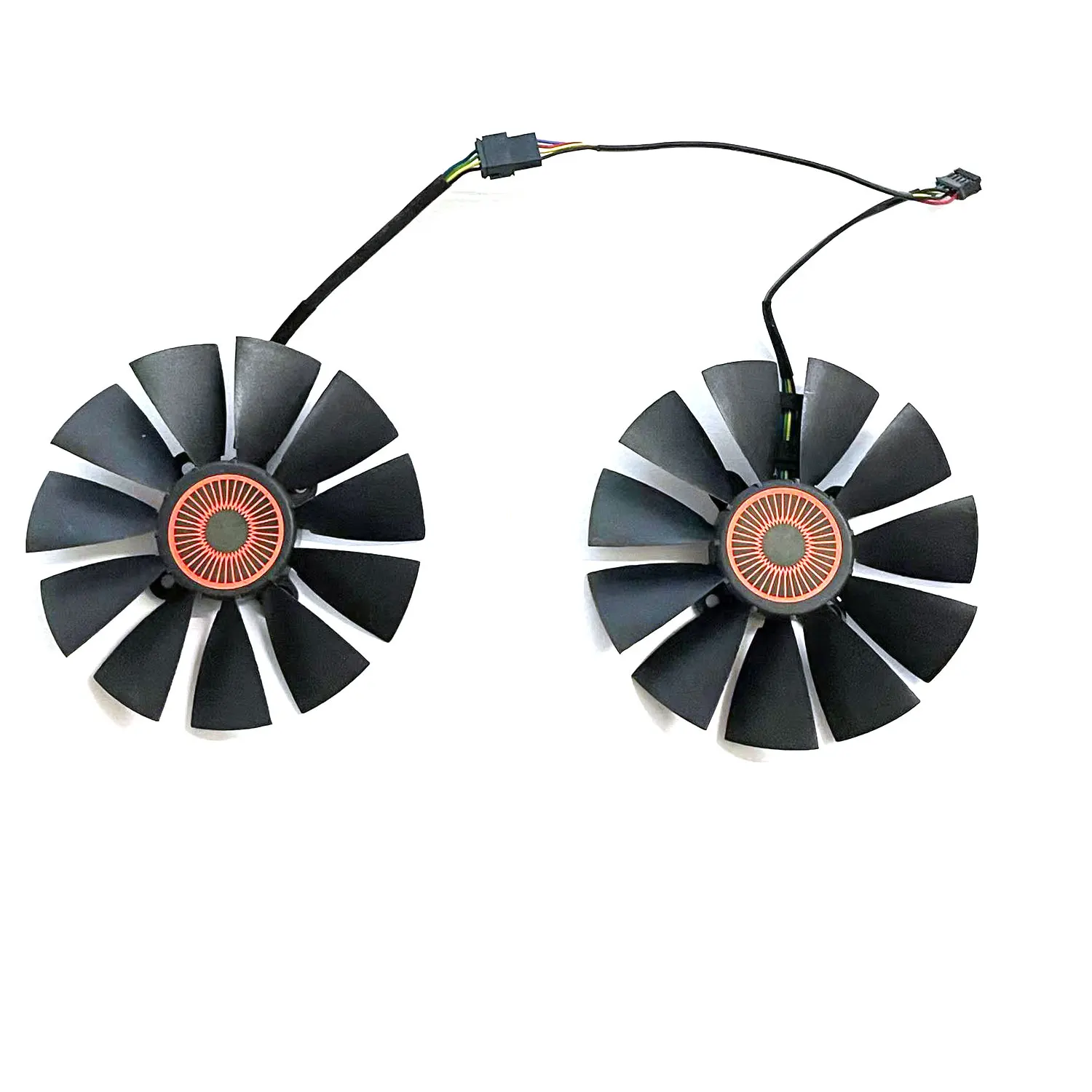 95MM FD10015H12S 0.55A 5Pin GTX980 980Ti ventilador enfriador para ASUS STRIX GTX 970 980 780 TI R9 380 ventilador de refrigeración de tarjeta de vídeo gráfica - imagen 3