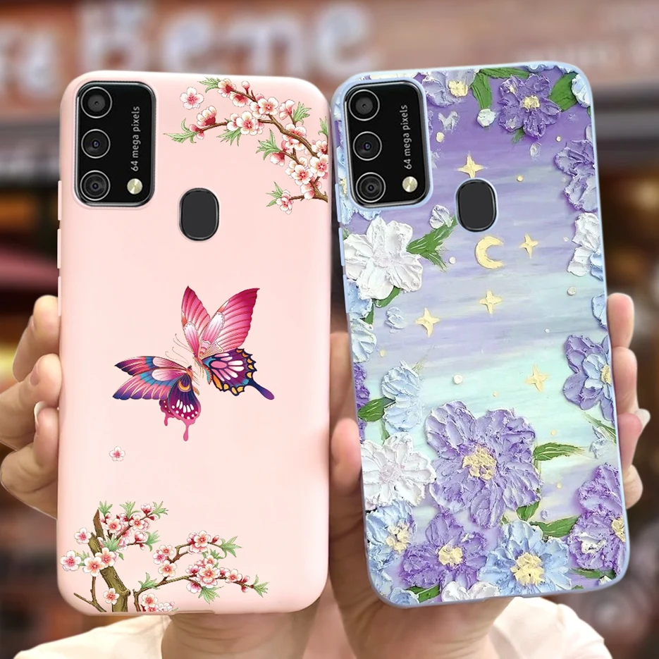 Funda de teléfono para Samsung Galaxy M31, cubierta trasera pintada en caramelo, SM-M315F, suave, para M31 Prime M 31 Galaxy M31s - imagen 4
