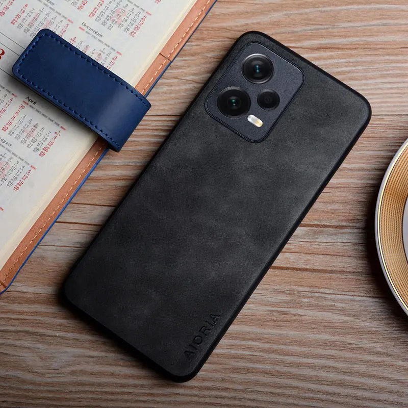 Funda de cuero pu para Redmi Note 12 Pro Plus 12S 4G 5G, tacto suave, premium, duradera - imagen 3
