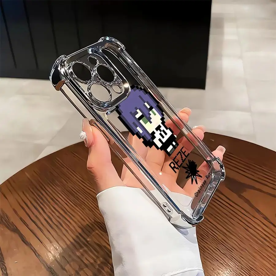 Funda bonita de anime de dibujos animados para iPhone 16e 16 15 14 Plus 13 12 11 Pro Max 17 Air Soft Cover - imagen 4