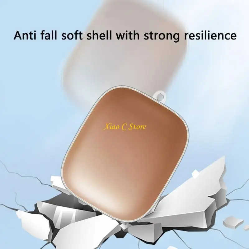 Y1AE Cinete manga caja suave y1AE para auriculares inalámbricos C40i Antislip Piel antiestrutinante resistente agua - imagen 2