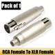 RCA-F To XLR-F
