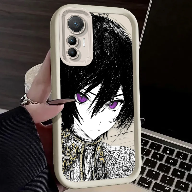 Funda blanda con código cómico G-Geass para Xiaomi Poco X7 X6 X5 X3 NFC F7 F6 F5 F3 M7 M6 Pro 4G 5G Mi 12 11 Lite NE 5G 13T 12T 11T 14T Pro - imagen 5