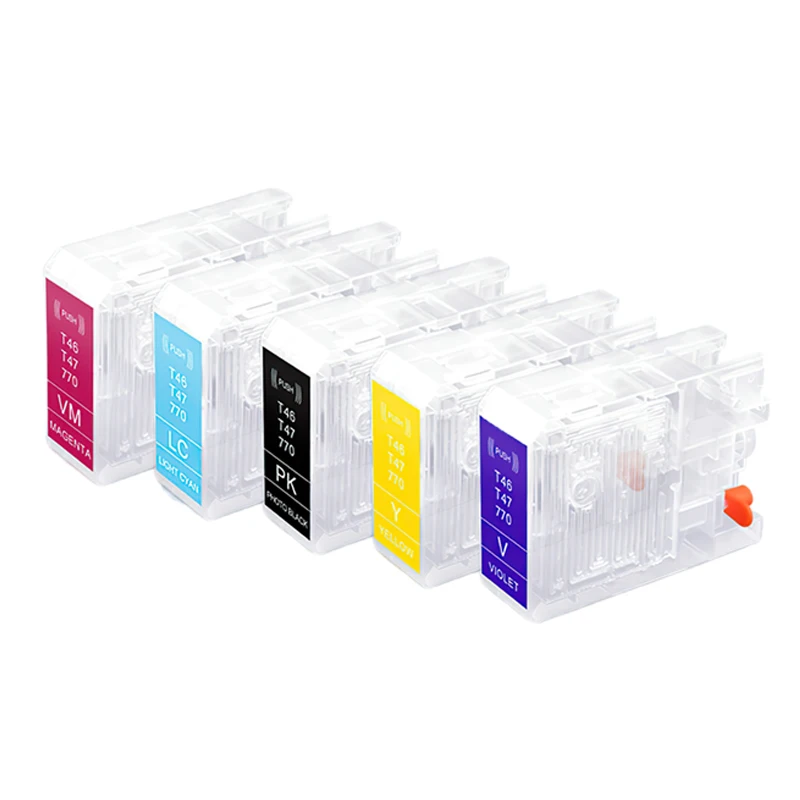 Cartucho de tinta recargable, sin Chip, para Epson SureColor SC-P700, P700, P704, P706, P708, P900, P904, P906, P908, T46S, T46Y, T47A - imagen 3