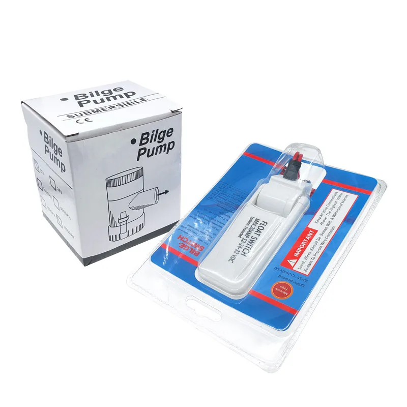 Bomba de Sentina 12V 24V - Flotador ajustable