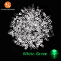 5MM White-Green100pc