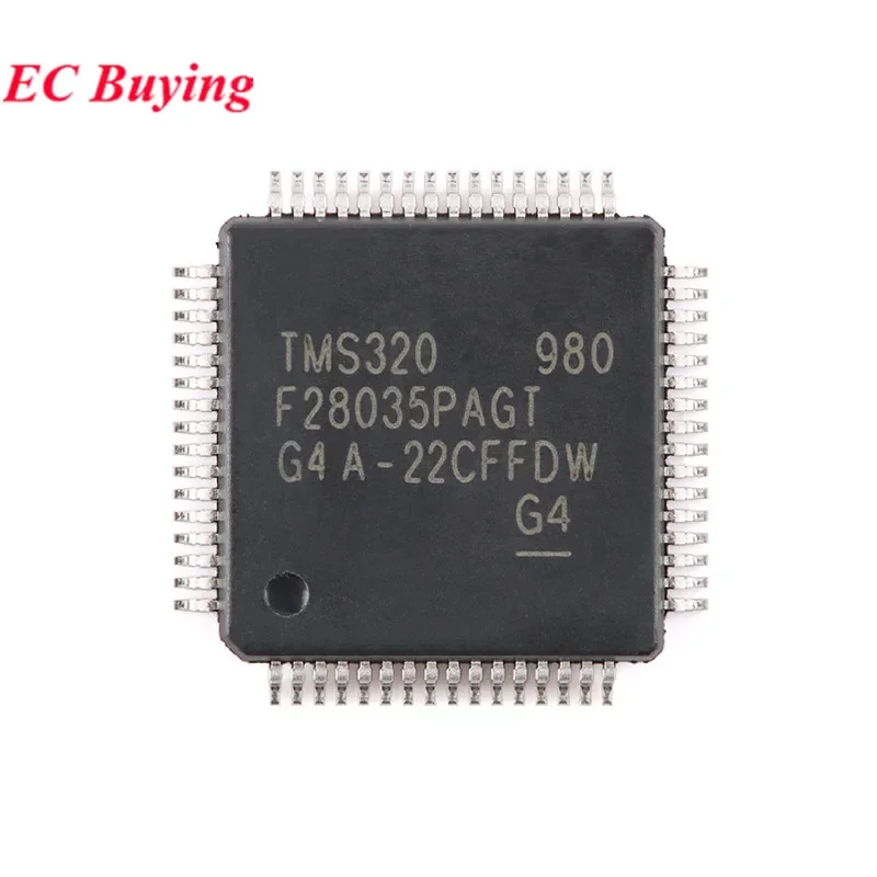 TMS320 TMS320F28 TMS320F2803 TMS320F28035 TMS320F28035PAGT TQFP-64 C2000 microcontrolador de 32 bits MCU Chip IC nuevo Original - imagen 3