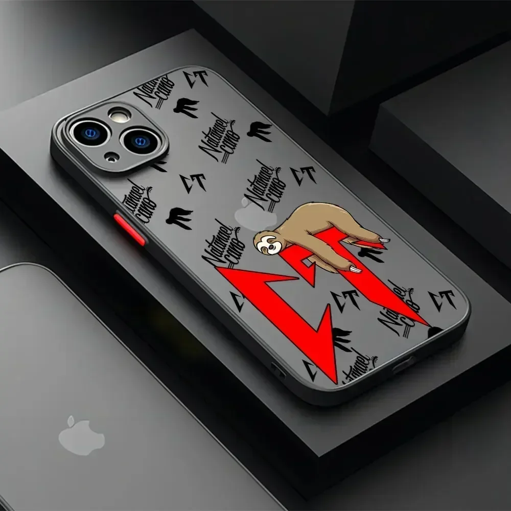 Raper Natanael Cano funda de teléfono de lujo para iPhone 16 15 14 13 12 11 Mini Pro Max X XR XSMax 7 8 Plus cubierta trasera transparente mate - imagen 5