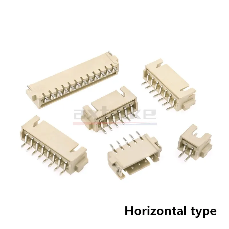 Conector macho y hembra JST, Terminal de cabeza de Pin recto Horizontal, 50 piezas, XH 2,54, 2P, 3P, 4P, 5P, 6P, 7P, 8P, 9P, 10P, 2,54 MM - imagen 5