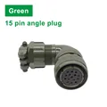 green-15 pin plug