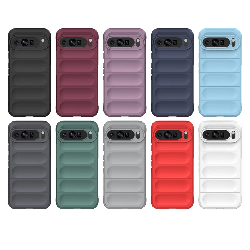 Funda protectora para Google Pixel 9 Pro, carcasa a prueba de golpes para teléfono, TPU suave, lente - imagen 3