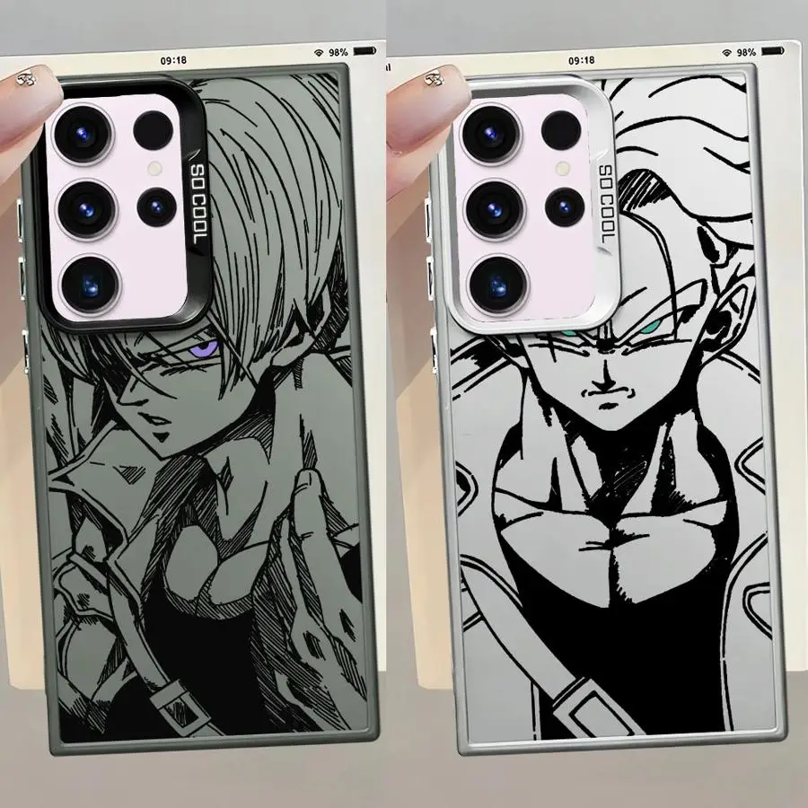 Funda de teléfono con funda suave de Anime para Samsung Galaxy S25 S22 Ultra S21 S25Plus S23 S24 FE S20 FE S24Ultra Note 20 Ultra