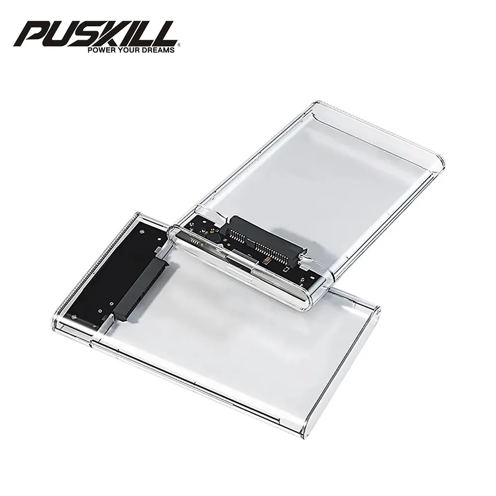 Caja de disco duro de 2,5 pulgadas SATA3, carcasa USB 3,0 a SATA III