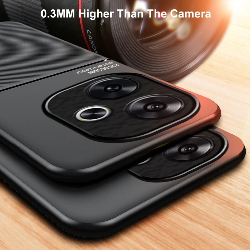 Funda magnética de cuero PU para Xiaomi Poco F6 Pro, carcasa trasera mate de silicona, protección completa para Redmi Turbo 3 5G - imagen 4