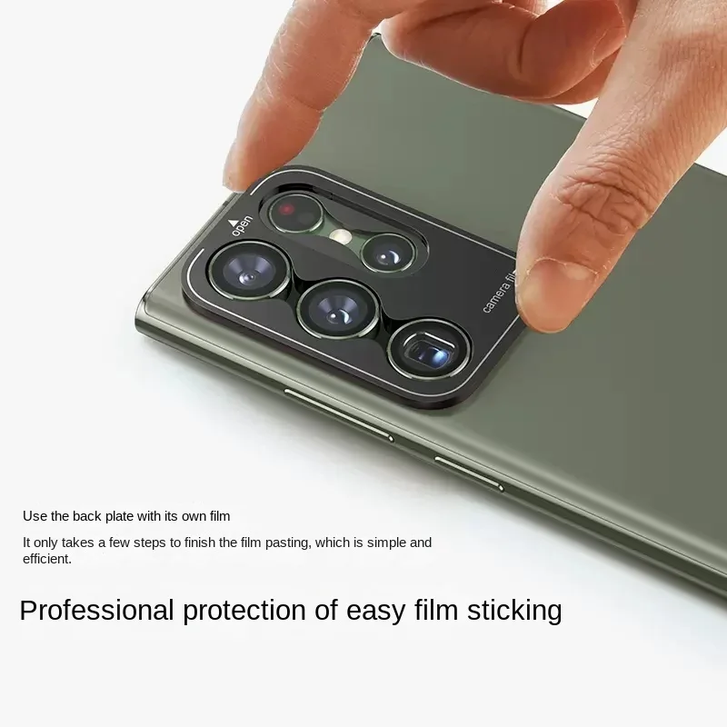 Para Samsung Galaxy S25 Ultra Protector de cámara anillo de lente de Metal vidrio templado para Galaxy S24ultra S24 + Plus tapa de cubierta - imagen 5