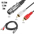 XLR Female-2RCA