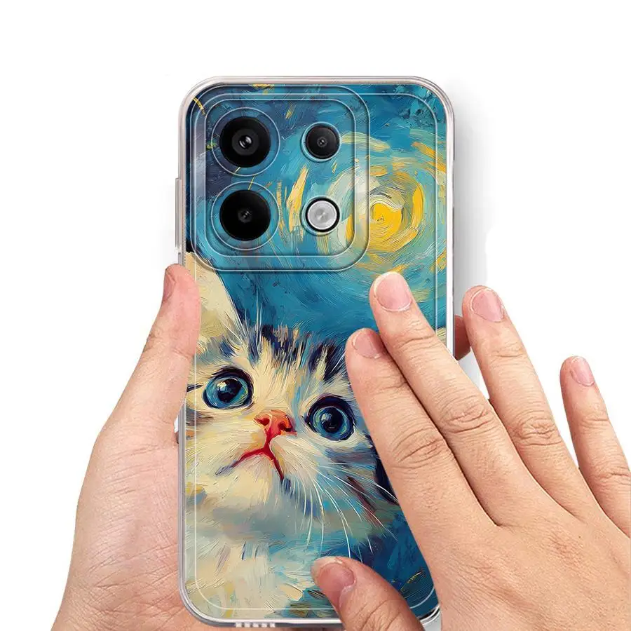 Funda para Xiaomi Redmi 13C 14C A5 9C A3x 9A 10C 12C A1 A2+ Funda transparente Van Gogh Art - imagen 5
